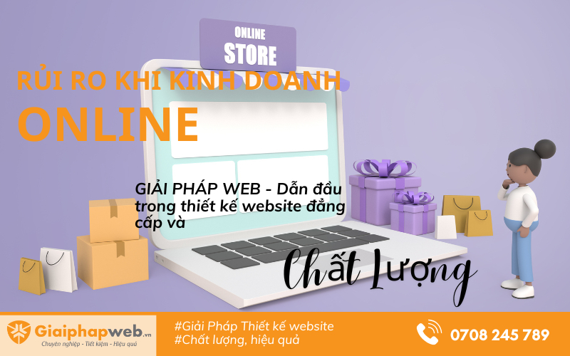 Những rủi ro khi kinh doanh online