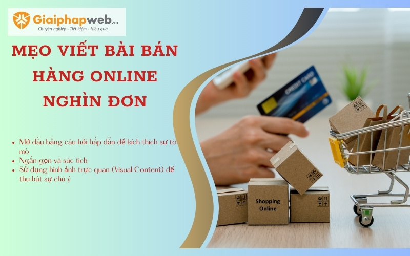 mẫu bài đăng bán hàng online