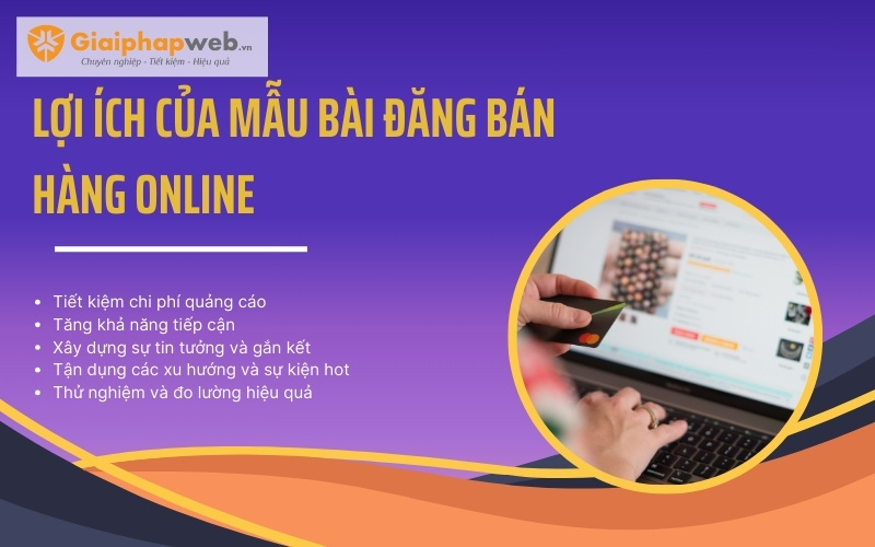 mẫu bài đăng bán hàng online