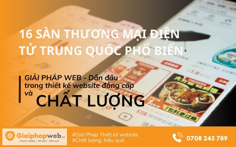 sàn thương mại điện tử trung quốc