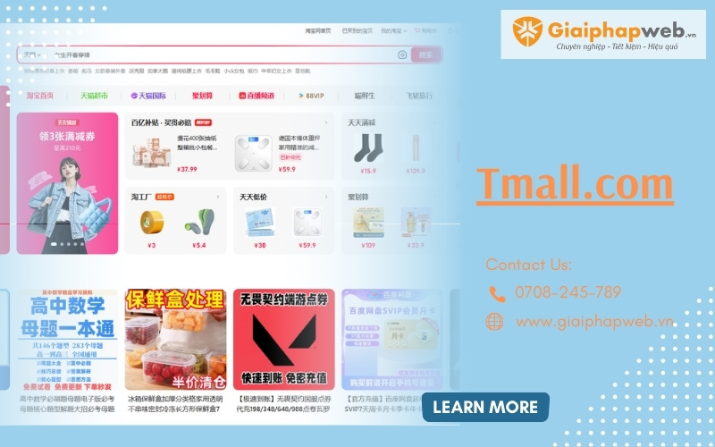 sàn thương mại điện tử trung quốc