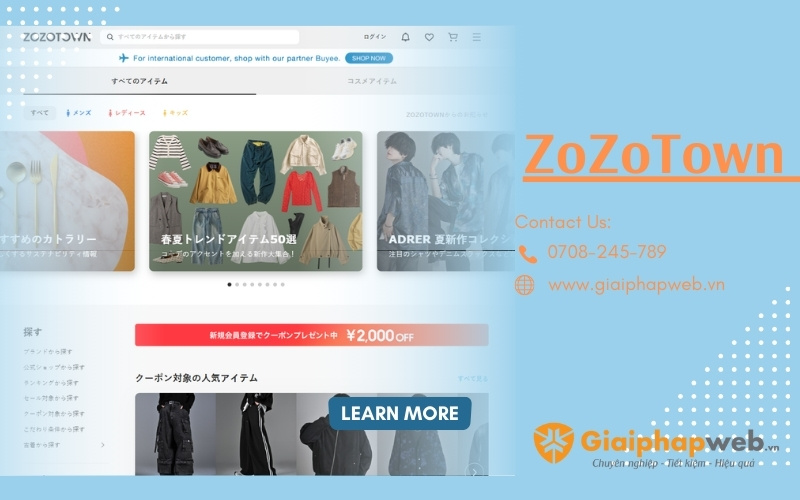 trang thương mại điện tử Nhật Bản trang thương mại điện tử Nhật Bản