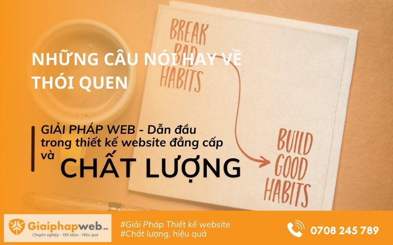 Những câu nói hay về thói quen