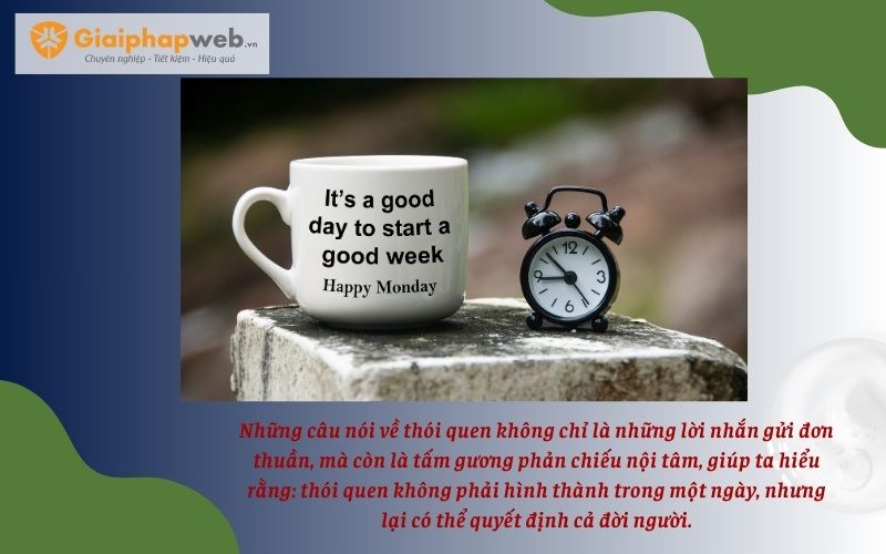 Những câu nói hay về thói quen