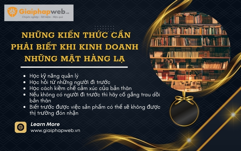 kinh doanh mặt hàng độc