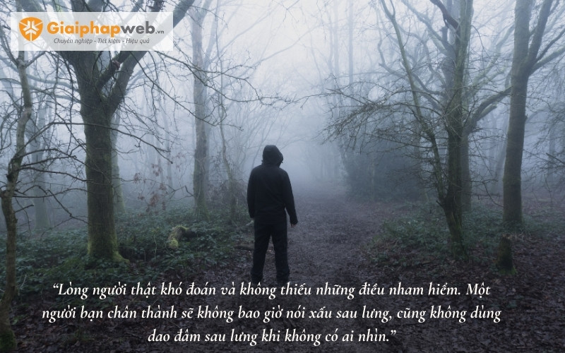 những câu nói về lòng người nham hiểm