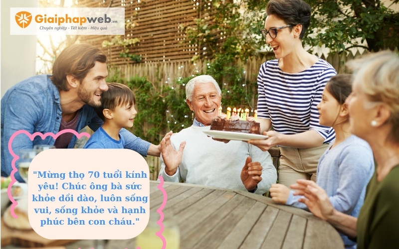 lời chúc mừng thọ 70 tuổi