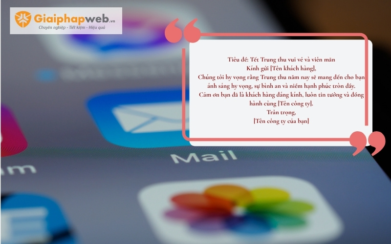 lời chúc trung thu cho khách hàng