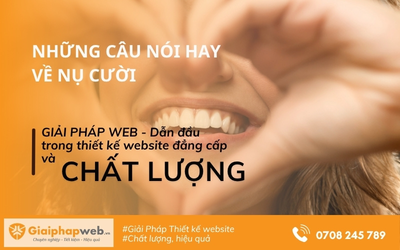 những câu nói hay về nụ cười