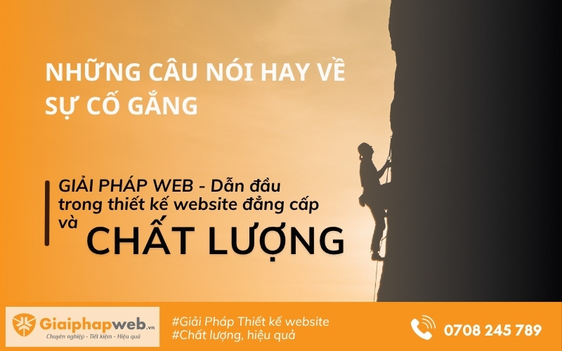 những câu nói hay về sự cố gắng