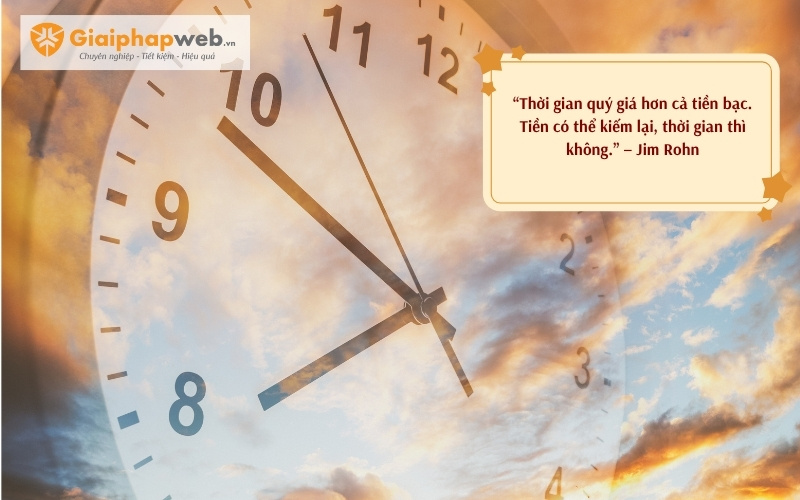 những câu nói hay về thời gian