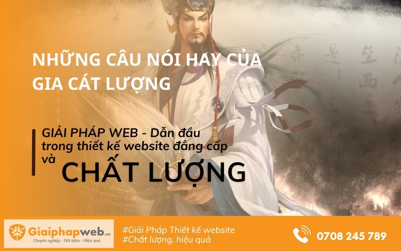 những câu nói hay của Gia Cát Lượng