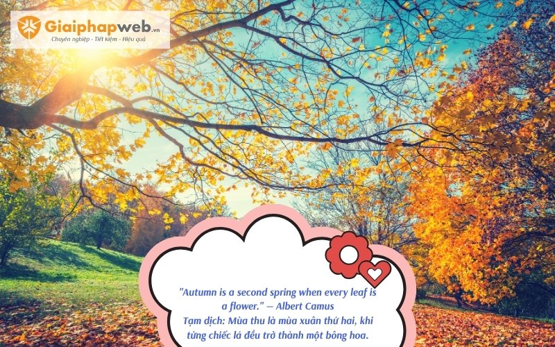 những câu nói hay về mùa thu