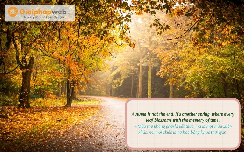 những câu nói hay về mùa thu