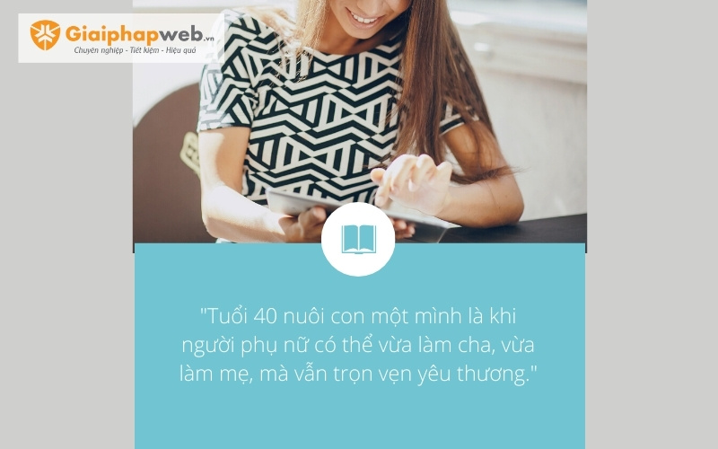 những câu nói hay về phụ nữ tuổi 40