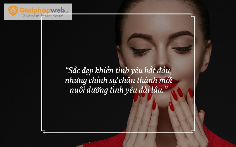 những câu nói hay về sắc đẹp