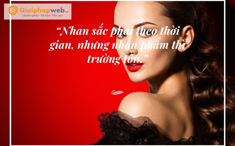 những câu nói hay về sắc đẹp