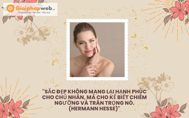 những câu nói hay về sắc đẹp