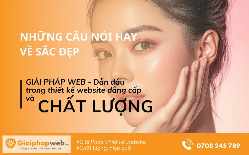 những câu nói hay về sắc đẹp