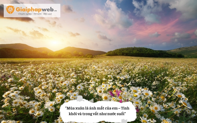 Những câu thơ ngắn nói về mùa xuân