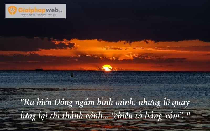 những câu nói hay về biển