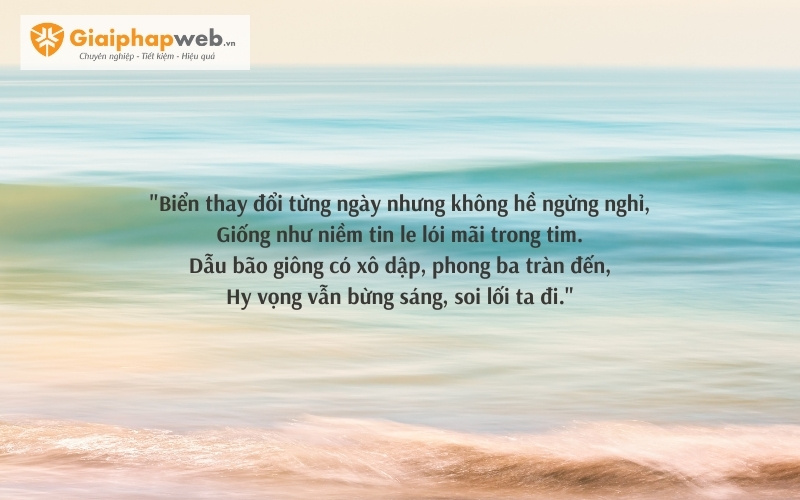 những câu nói hay về biển