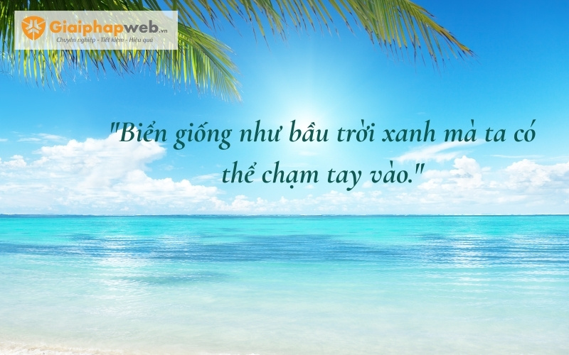 những câu nói hay về biển