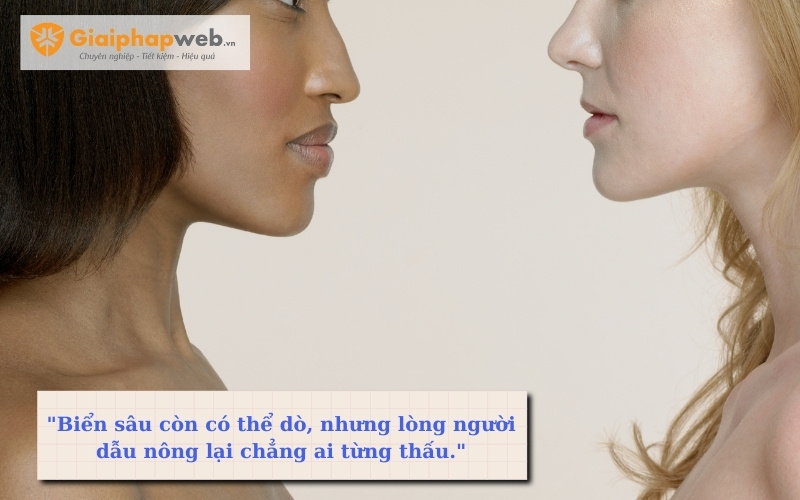 những câu nói hay về con người 2 mặt