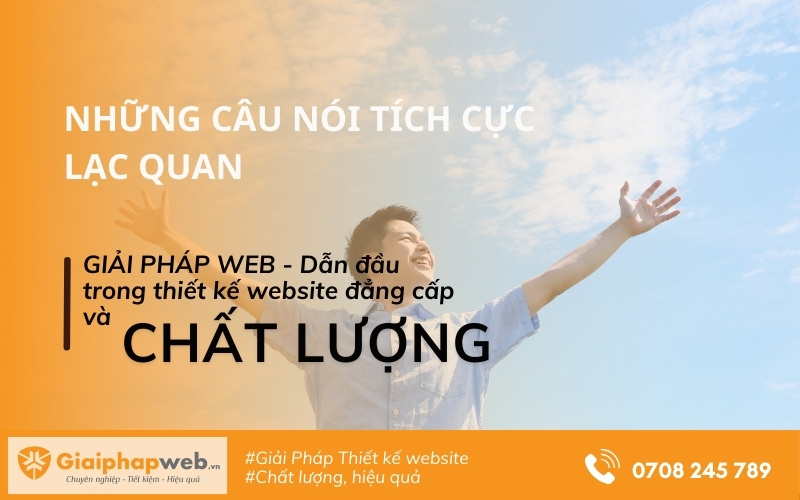 Những câu nói tích cực lạc quan