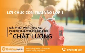 Lời chúc con trai vào lớp 1