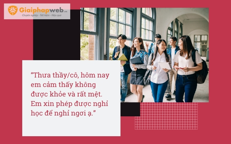 Những câu nói xin nghỉ học hay nhất