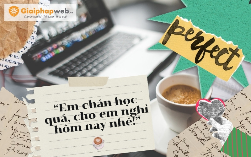 Những câu nói xin nghỉ học hay nhất