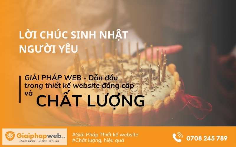 Lời chúc sinh nhật người yêu